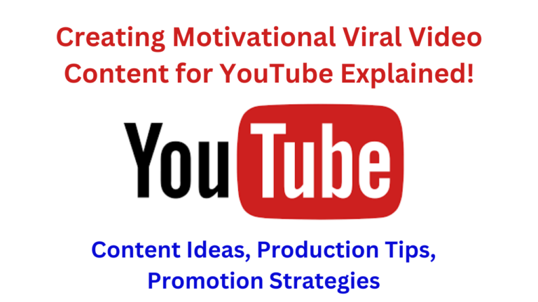 Creating motivational viral video content for YouTube Explained ...